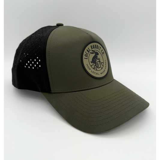 "Active Rabbit" Circle Patch Athletic Hat
