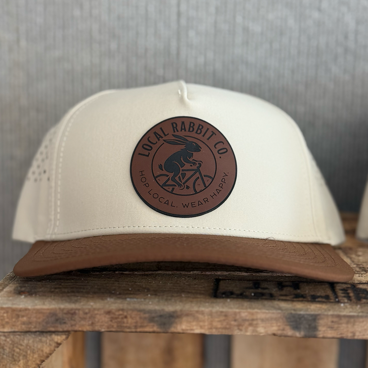 "Active Rabbit" Circle Patch Athletic Hat