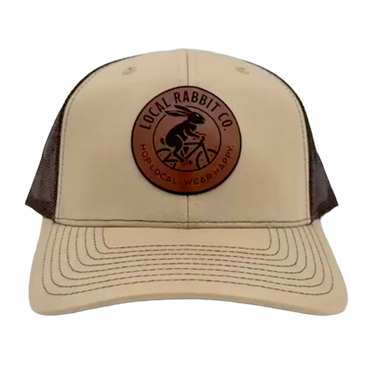 "Active Rabbit" Circle Patch Trucker Hat - 2 Color Options