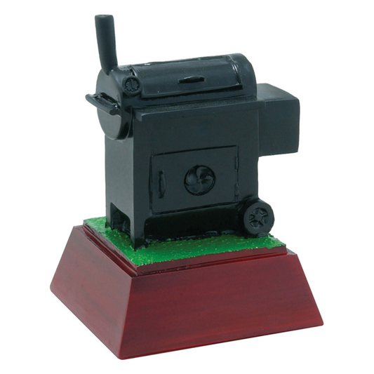 BBQ Cooker Color Resin Trophy
