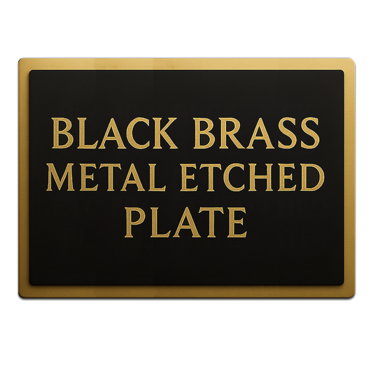 Black Brass w/ Gold Backplate