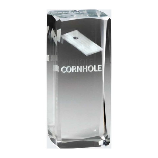 Cornhole 3D Sports Crystal Column