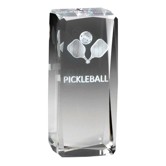 Pickleball 3D Sports Crystal Column
