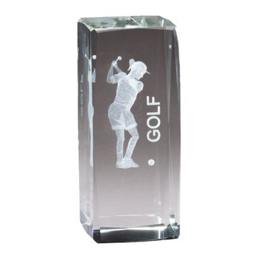 Golf 3D Sports Crystal Column (Male and Female)