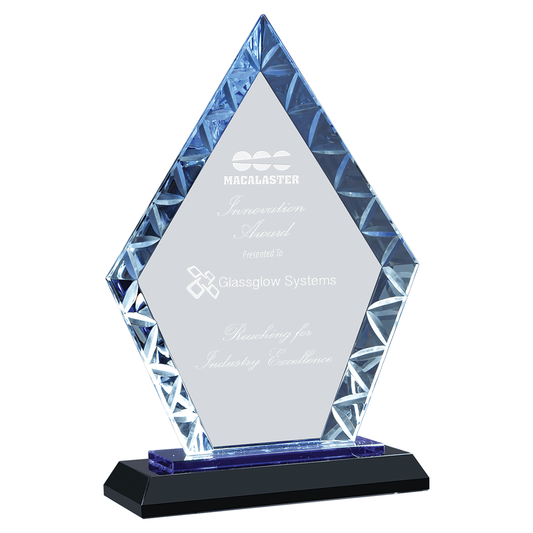 Diamond Accent Crystal on Blue & Black Base