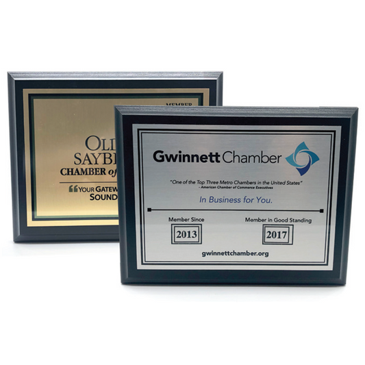 Chamber Member/Investor Plaque