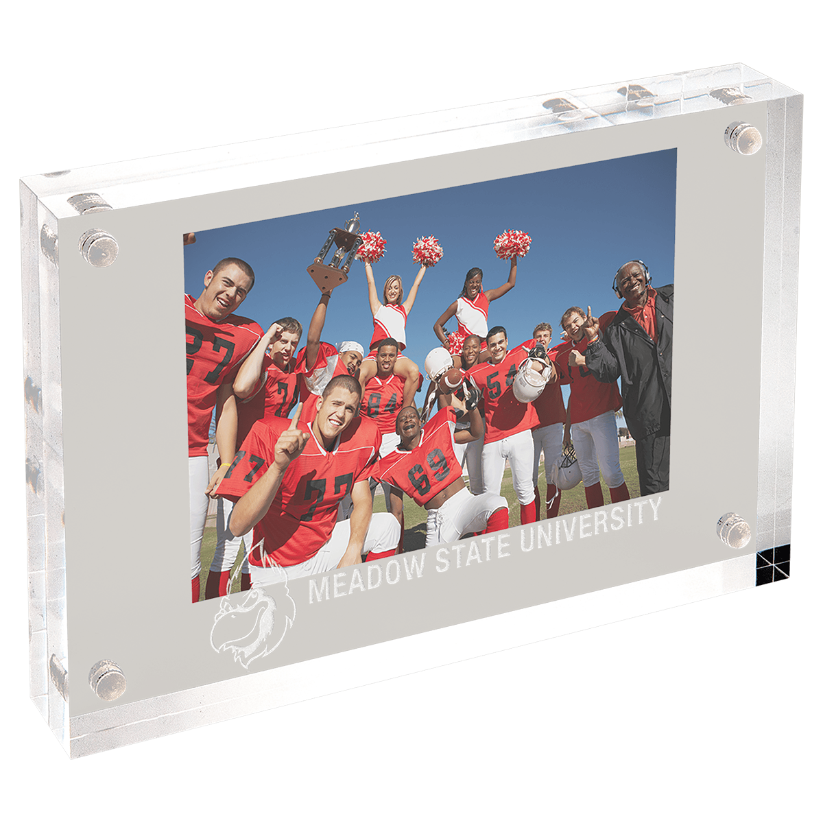 Clear Rectangle Magnetic Acrylic