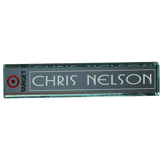 Jade Crystal Nameplate