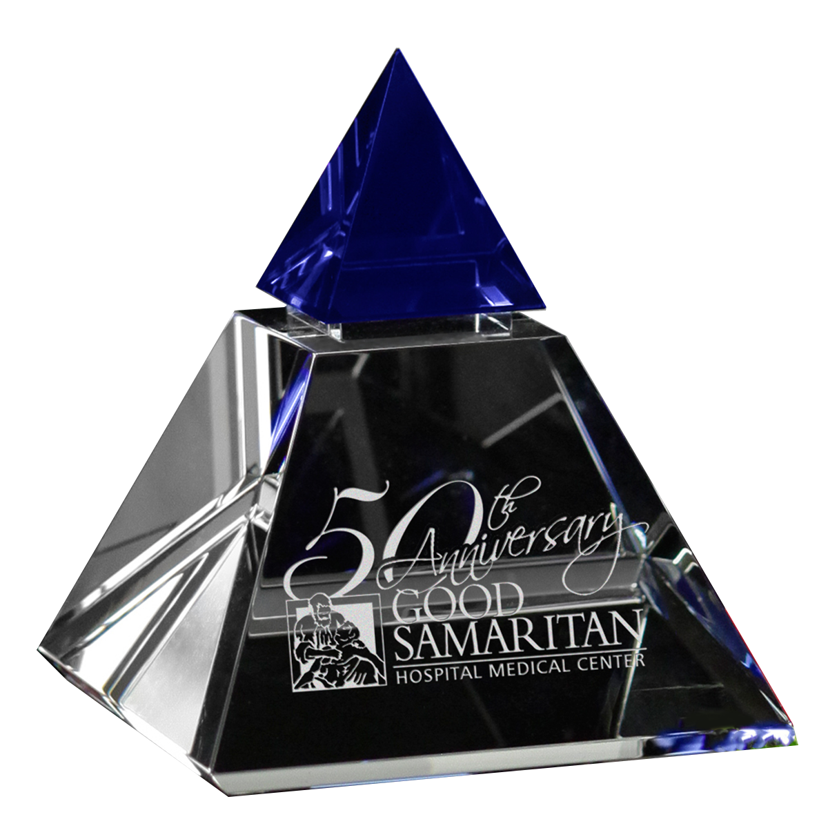 Vernita Indigo Peak Crystal Pyramid