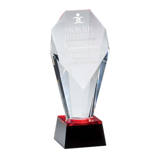Crystal Slant Face Award
