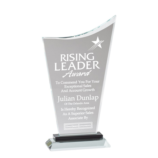 Curved Peak Crystal Award