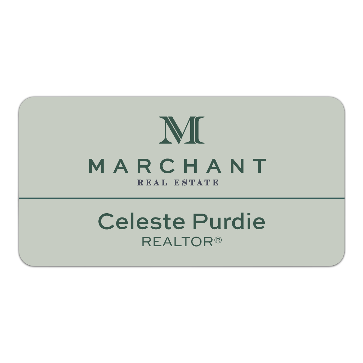 Dimension Series Full Color Plastic Badges