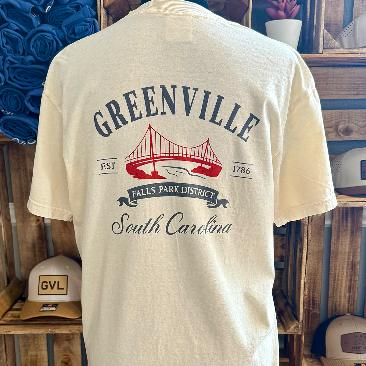 "Falls Park District" Heritage T-Shirt - Historic Greenville