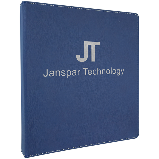 Laserable Leatherette 3-Ring Binder