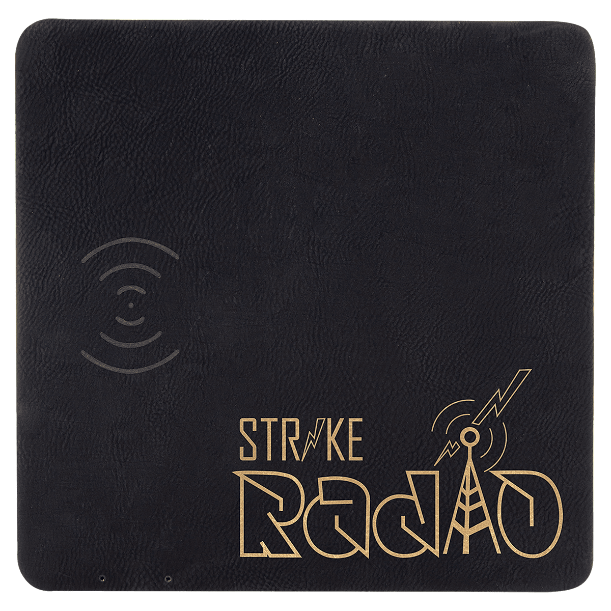 8" x 8" Laserable Leatherette Wireless Charging Mat