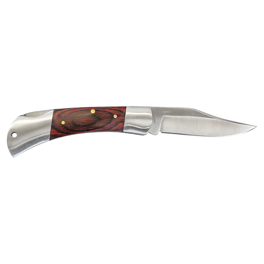 Bison River Wood Folding Knife