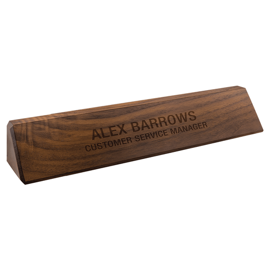 Genuine Walnut Desk Wedge