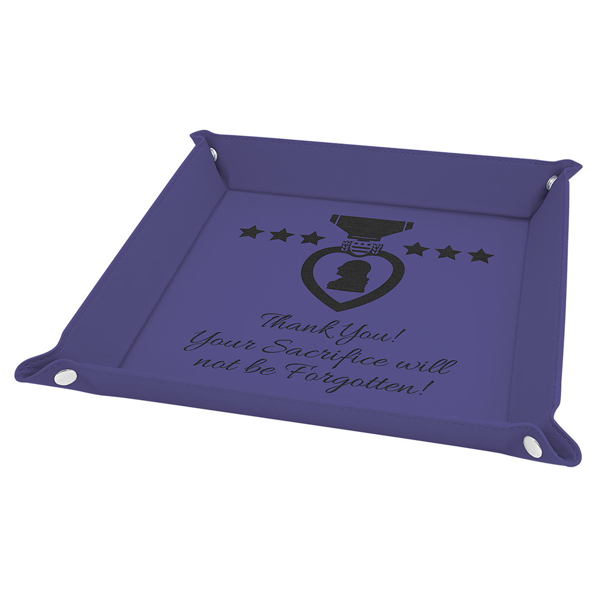 Leatherette Snap Up Trays