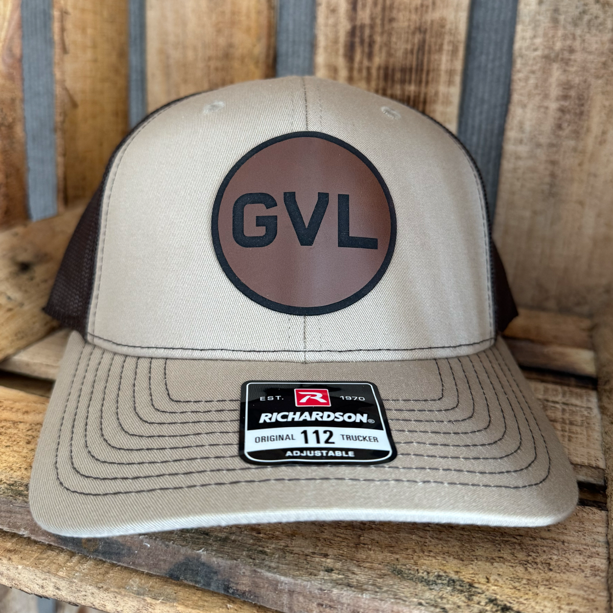 "GVL" Circle Patch Trucker Hat