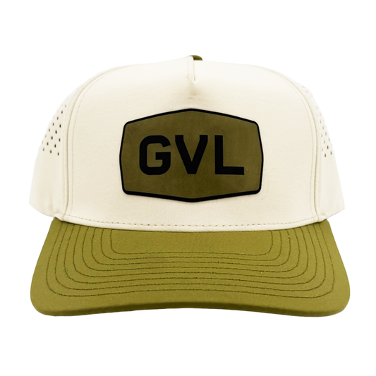 "GVL" Hex Patch Athletic Hat - 3 Color Options