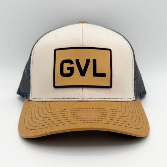 "GVL" Rectangular Patch Trucker Hat