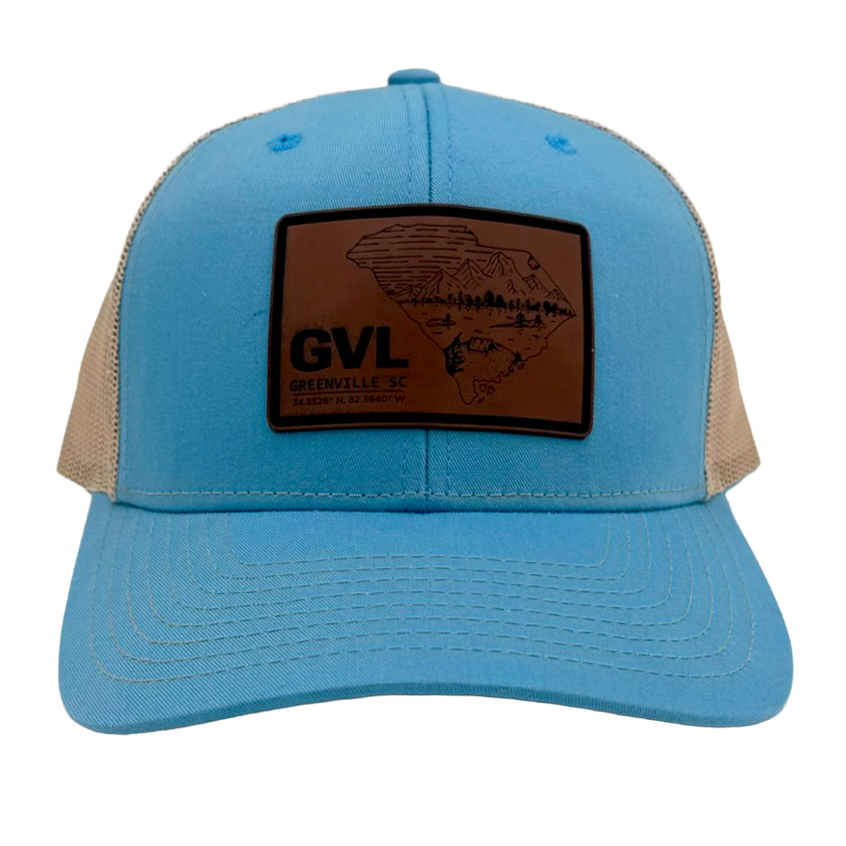 "GVL x Illustrated SC" Rectangular Patch Trucker Hat