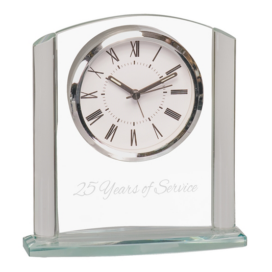 Arch Glass Clock