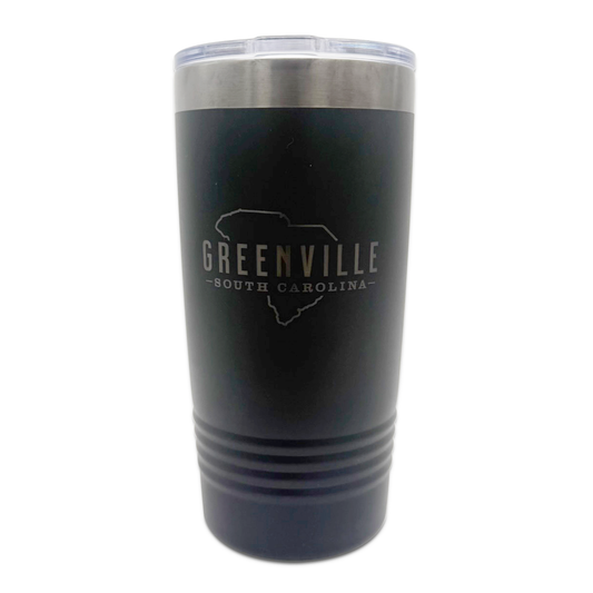 "Greenville in SC" Classic Tumbler with Slider Lid