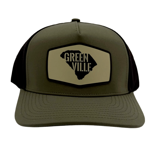 "Greenville in SC" Hex Patch Athletic Hat