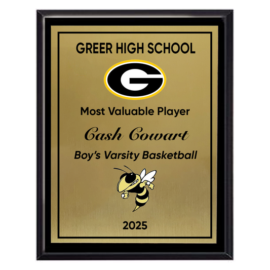 Greer High School Athletics Full Color Plaque