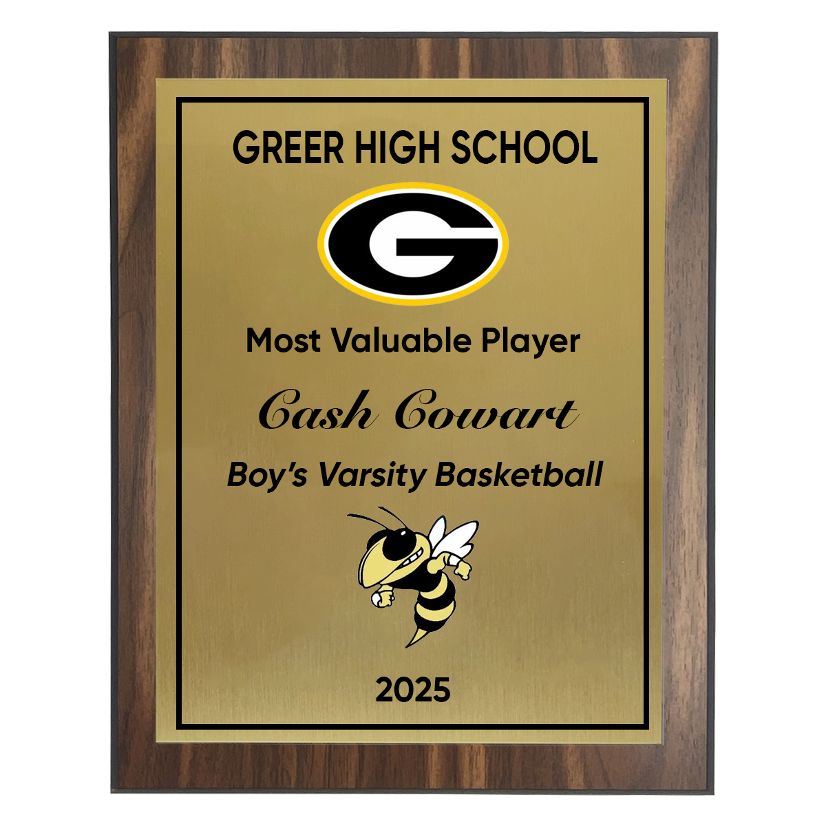 Greer High School Athletics Full Color Plaque