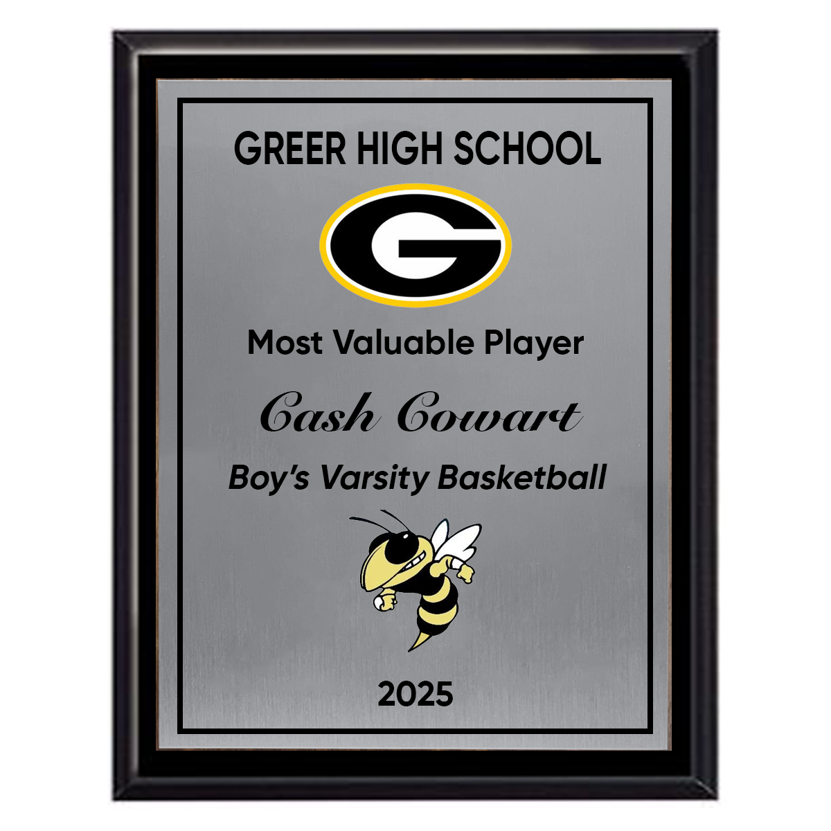 Greer High School Athletics Full Color Plaque
