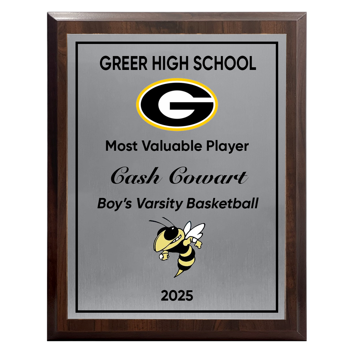 Greer High School Athletics Full Color Plaque