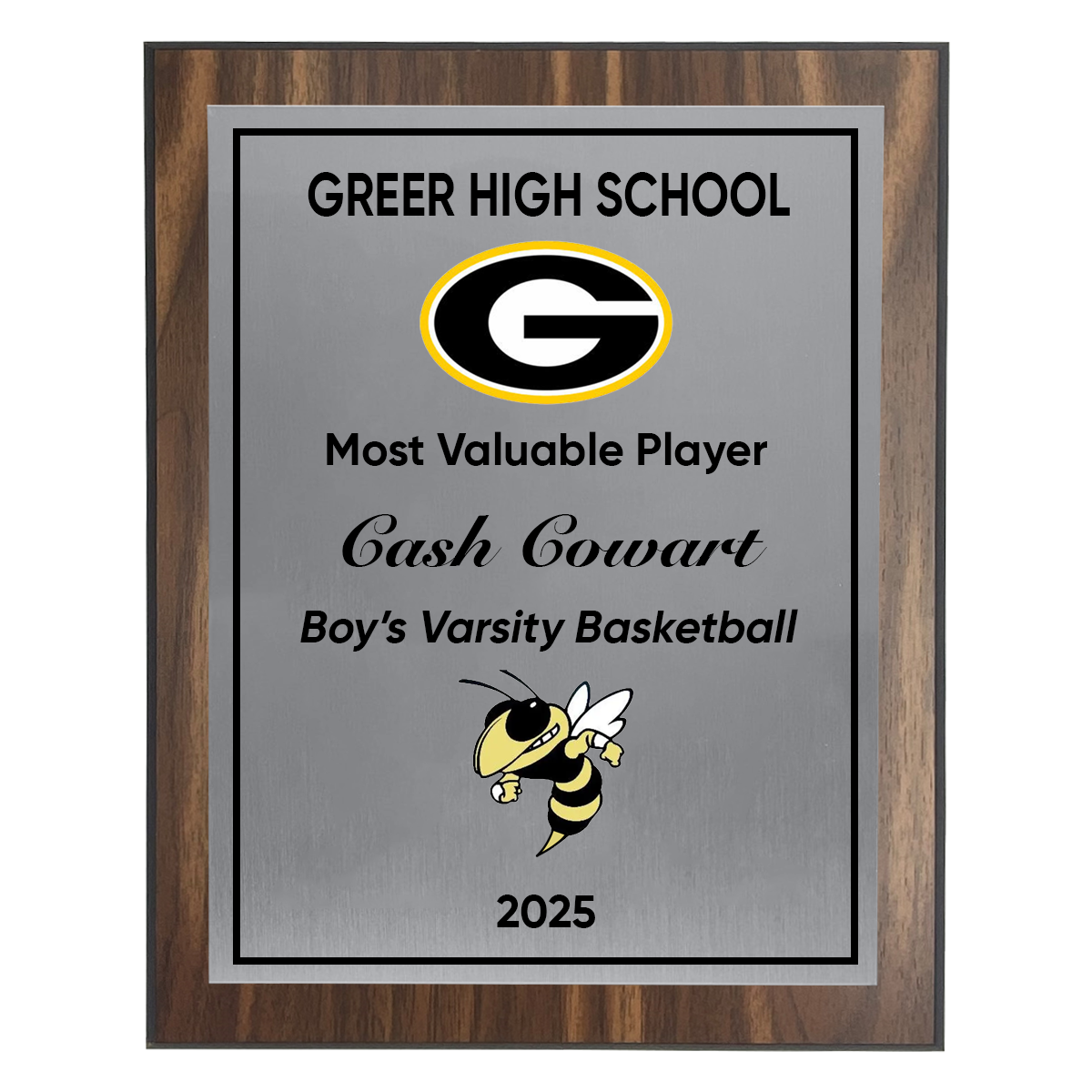 Greer High School Athletics Full Color Plaque
