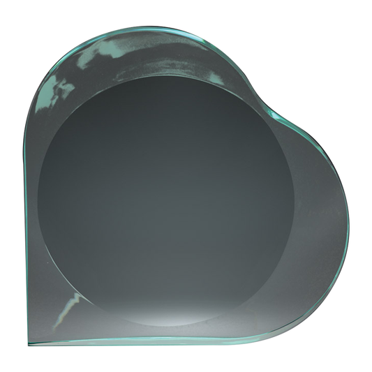 Jade Heart Acrylic Award