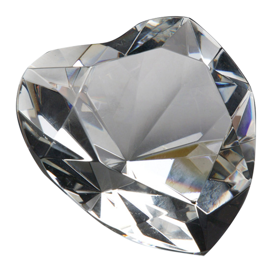 Heart Crystal Paperweight