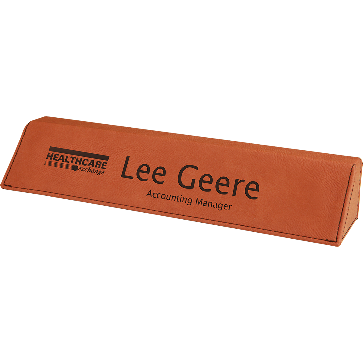 Leatherette Desk Wedge