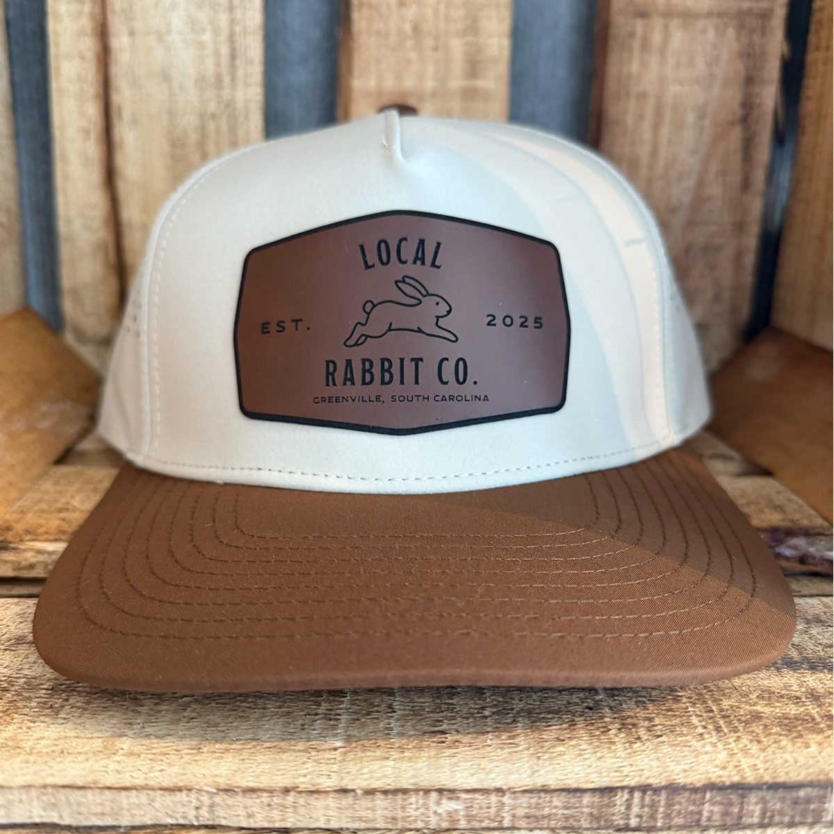 "Local Rabbit Co." Logo Patch Athletic Hat