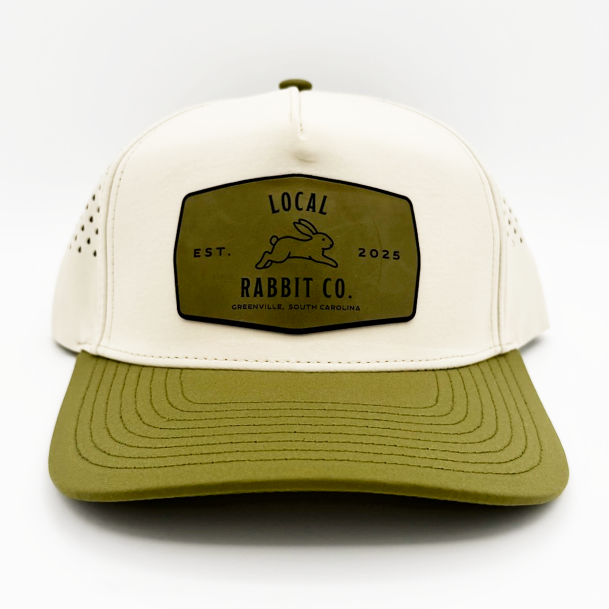 "Local Rabbit Co." Logo Patch Athletic Hat