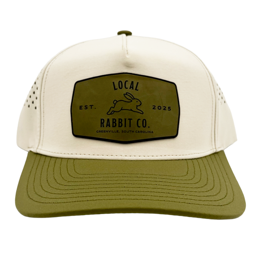 "Local Rabbit Co." Logo Patch Athletic Hat - 2 Color Options