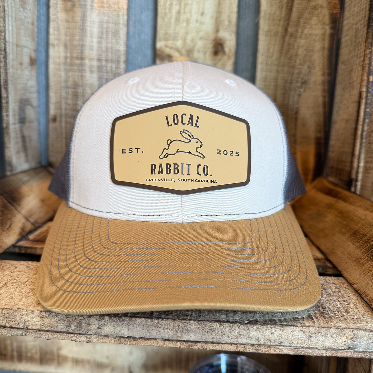 "Local Rabbit Co." Logo Patch Trucker Hat