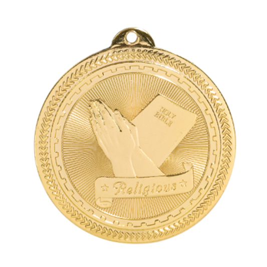 BriteLaser Series Religious Medal