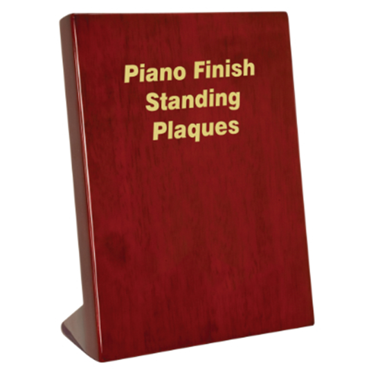 Rosewood Piano Finish Standing Plaque
