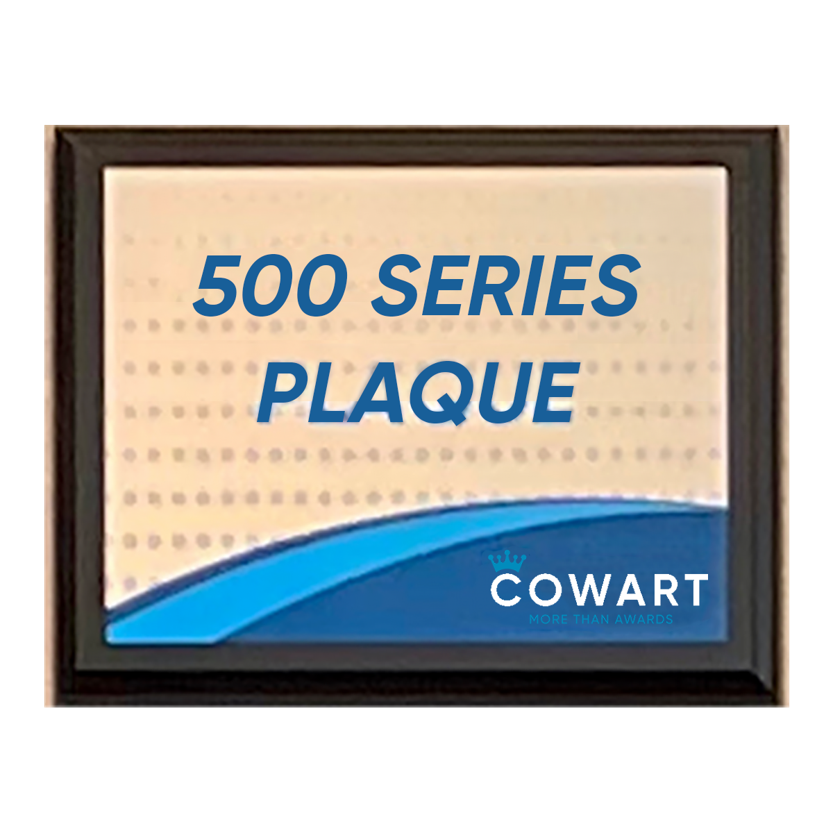 500 Series Printed Plaque on Choice of Wood Board