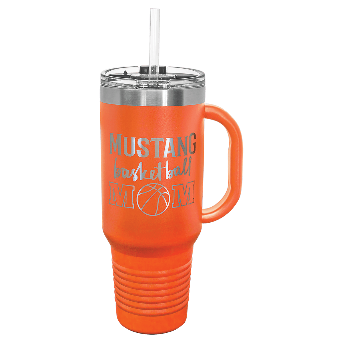 Polar Camel 40 oz. Travel Mug with Handle (Straw Included)