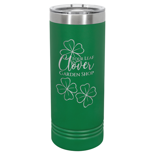 Polar Camel 22 oz. Skinny Tumbler with Slider Lid