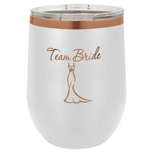 Polar Camel 12 oz. ION-Plated Stemless Wine Tumbler with Lid