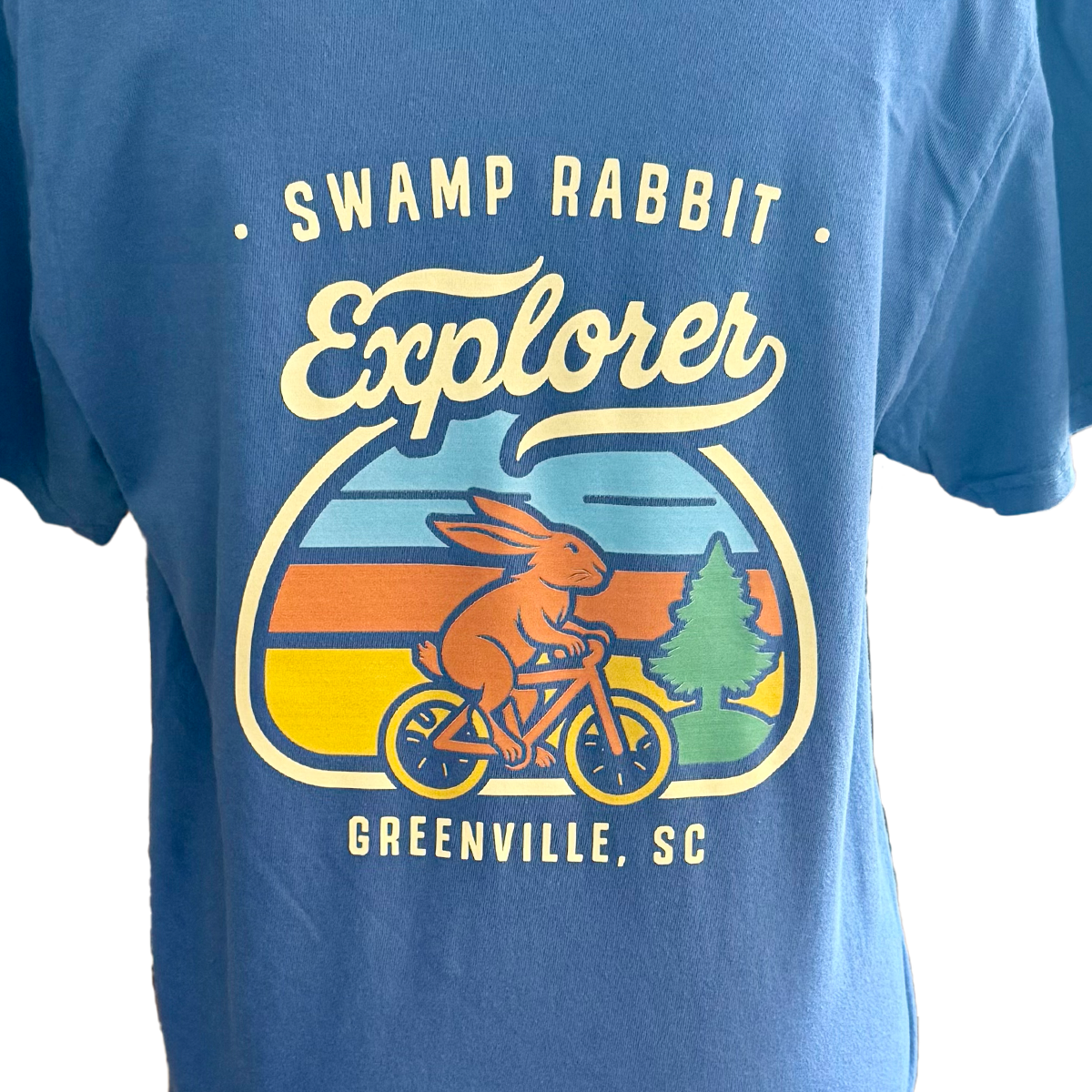 "Swamp Rabbit Explorer" T-Shirt - Greenville Trail Adventure
