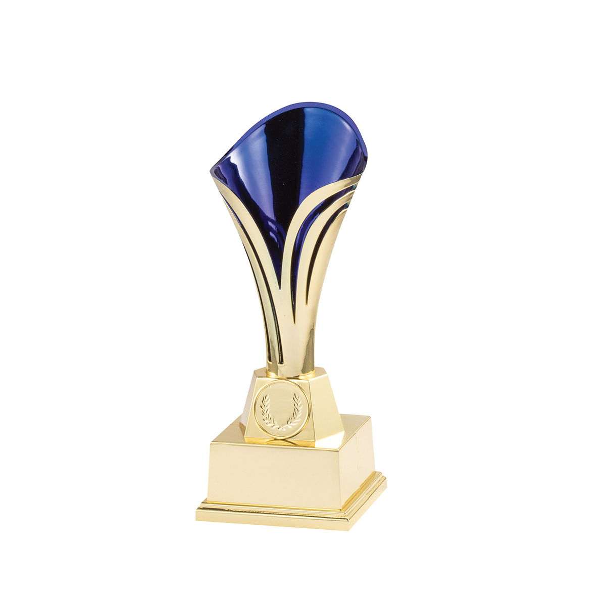 Tuscany Cup Trophy in Gold/Blue