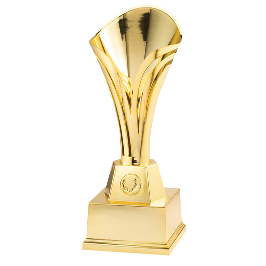 Tuscany Cup Trophy in Gold/Gold